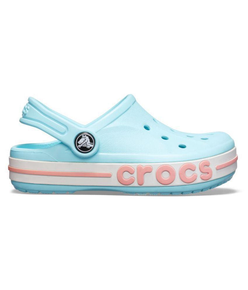 Crocs Kids Blue Bayaband Clogs 205100-4O9 Price in India- Buy Crocs ...