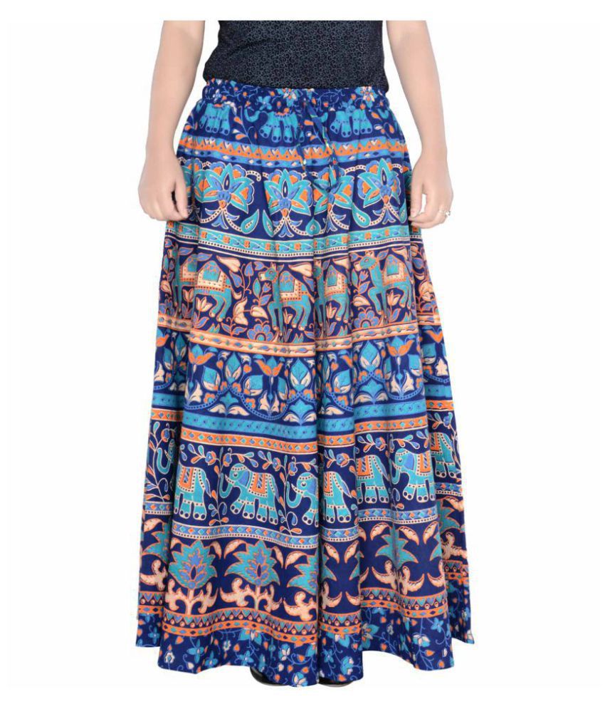     			Sttoffa Cotton Wrap Skirt - Turquoise