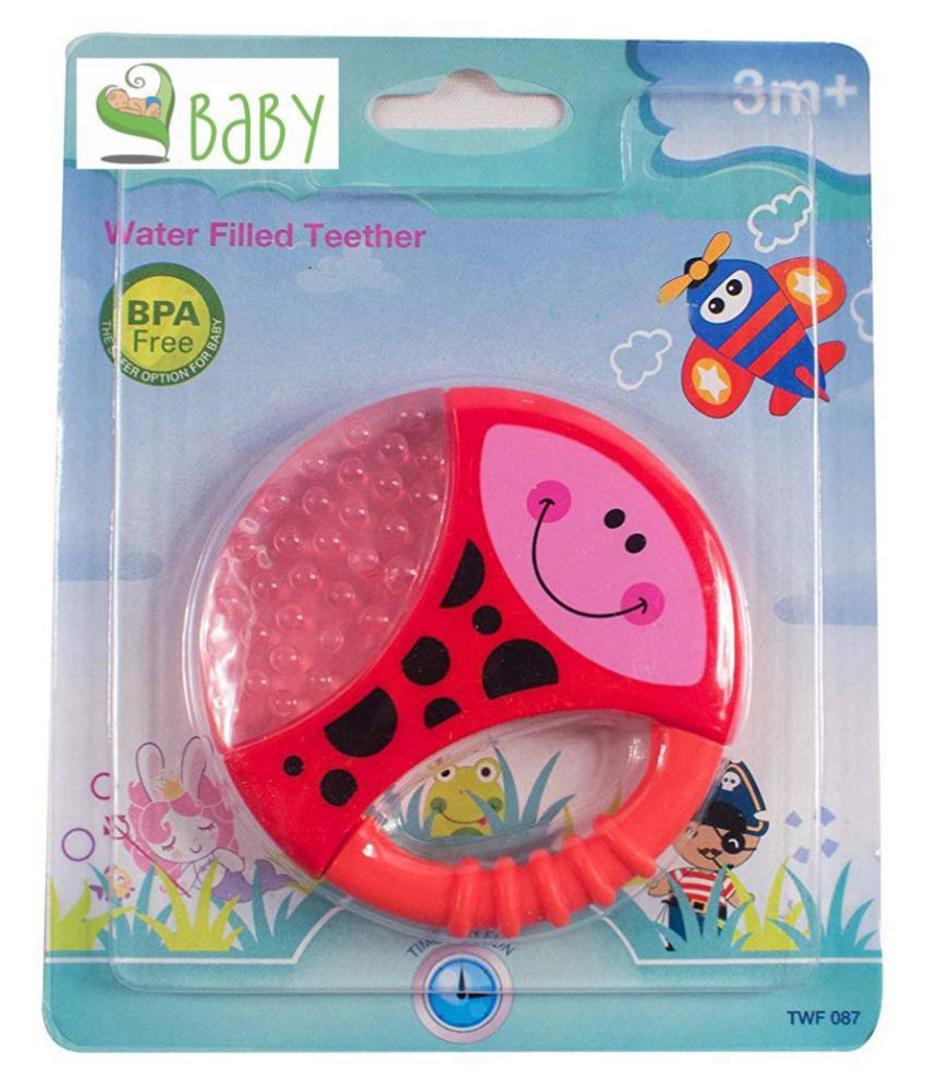 VBaby BPA Free Tooth Gel Silicone Lady Bug Shape Rattle