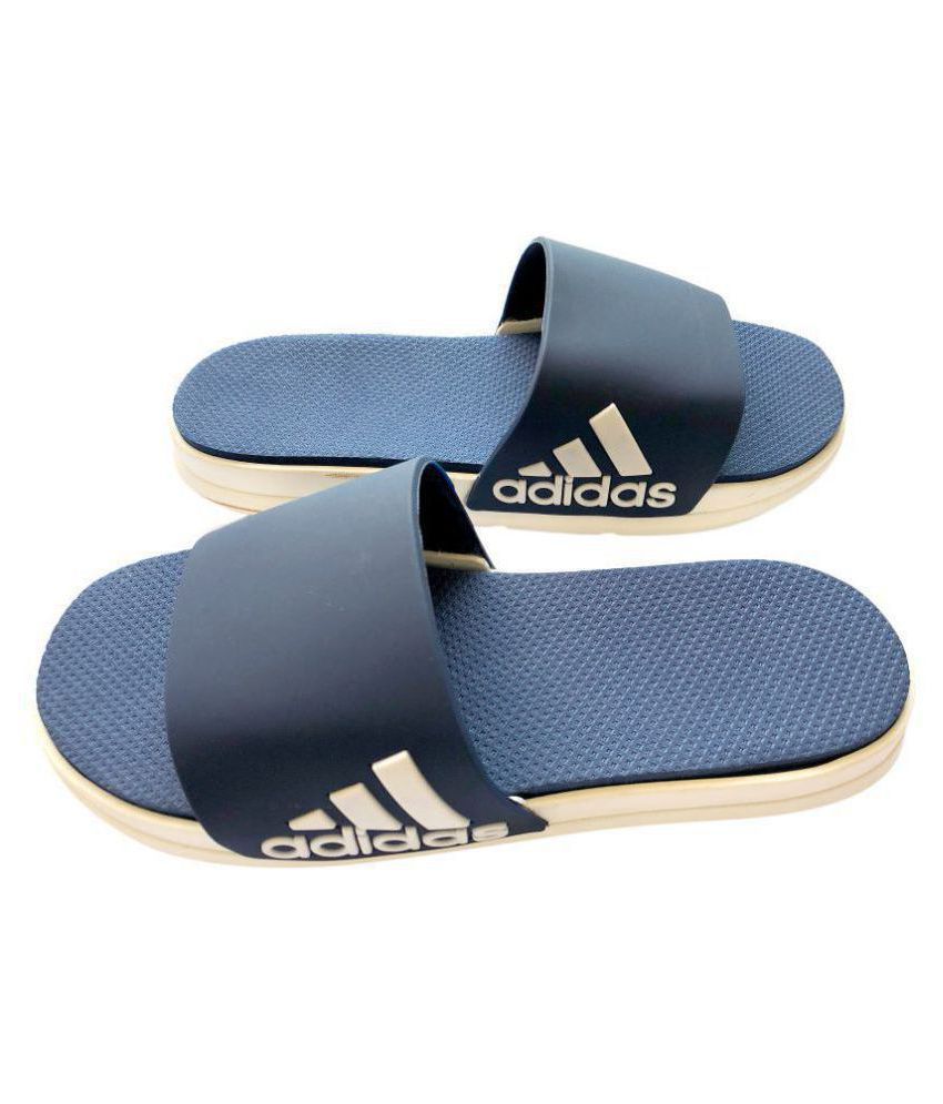 Adidas Blue Slide Flip flop Price in India- Buy Adidas Blue Slide Flip ...