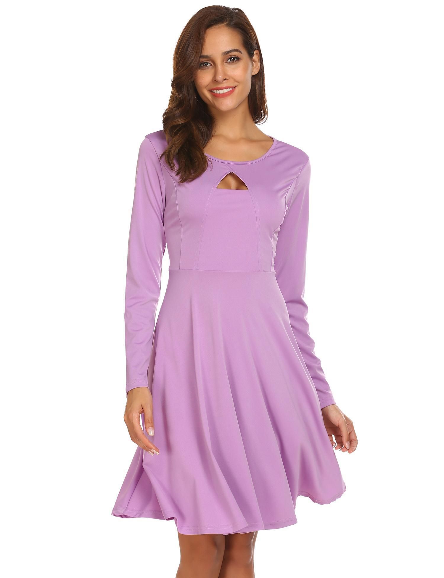 long sleeve casual dresses for women