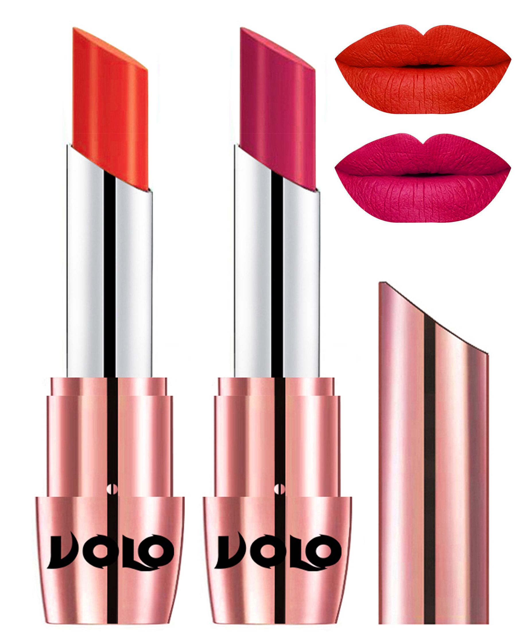 coral matte lipstick
