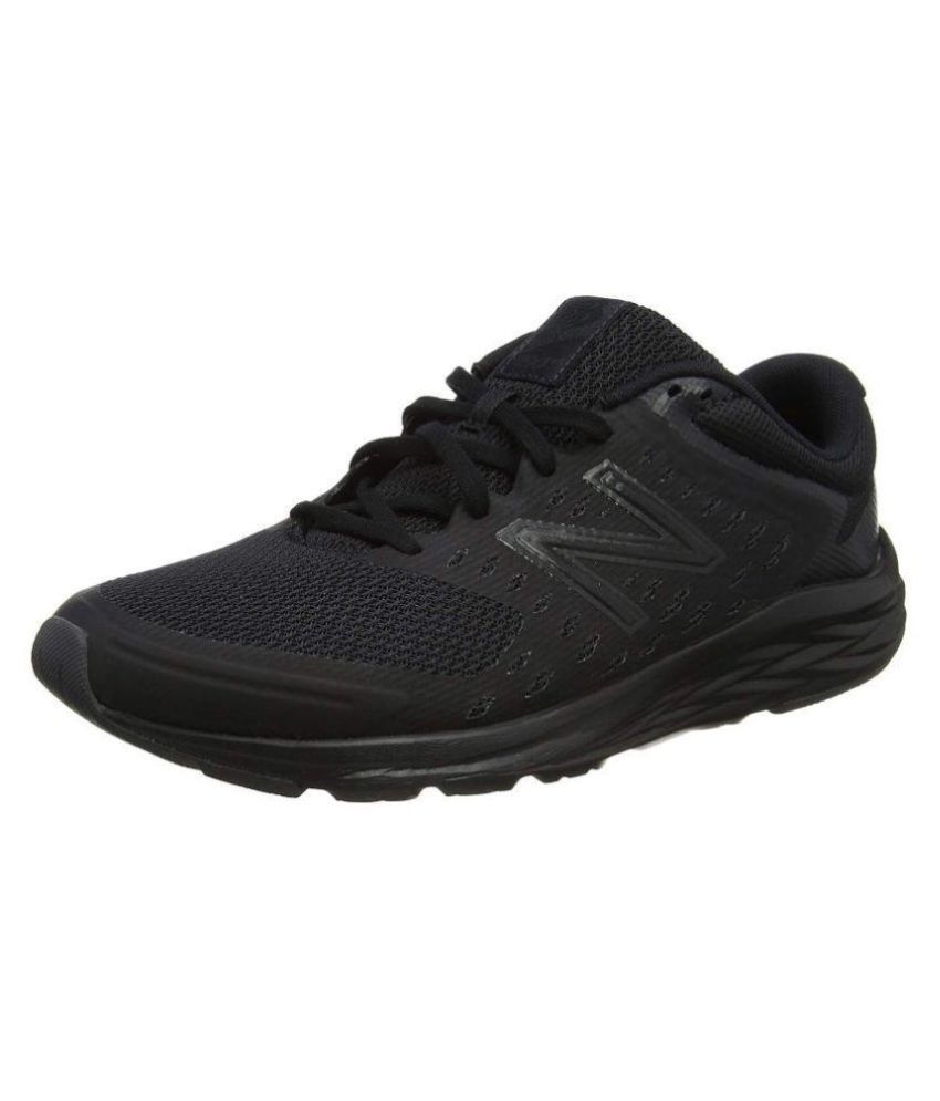 new balance running shoes black and white