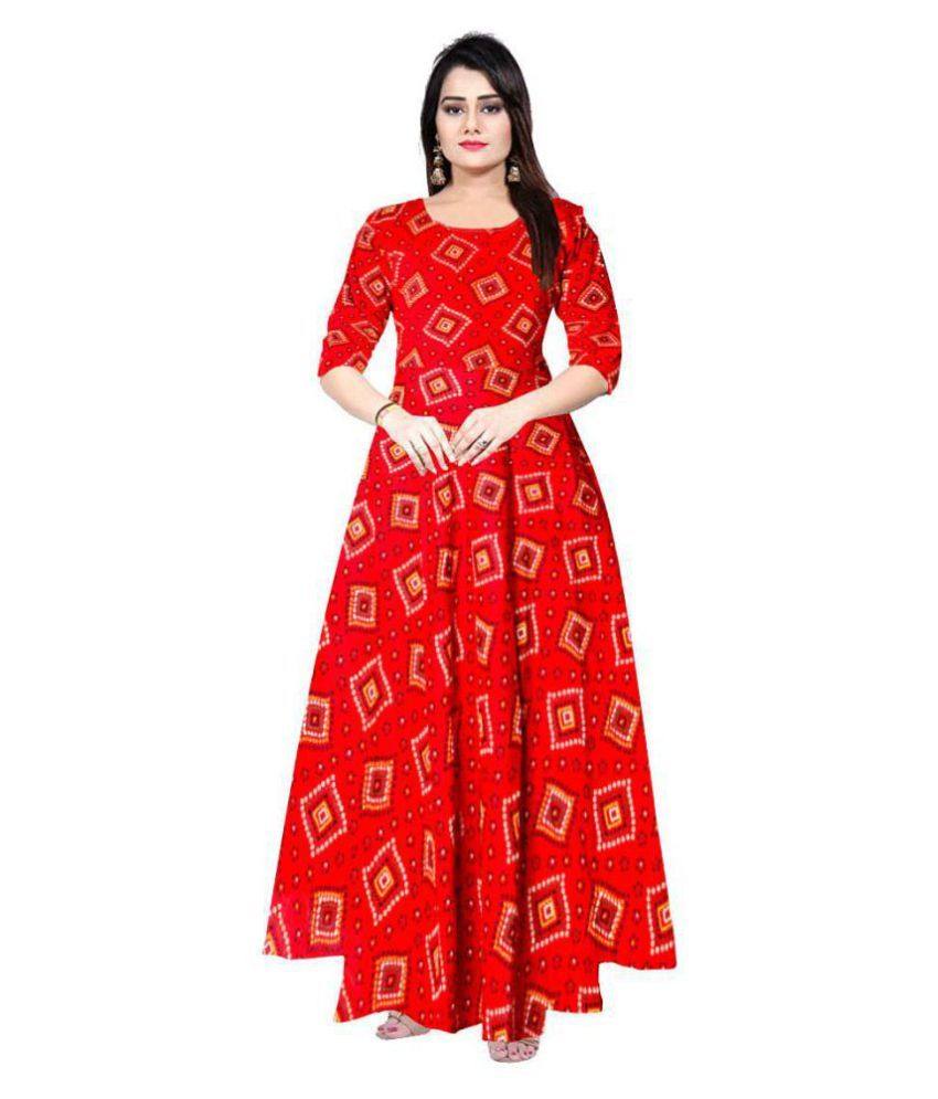 rayon full flair gown
