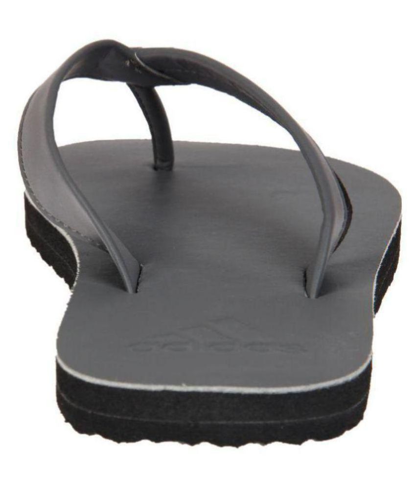 adidas gray thong flip flop