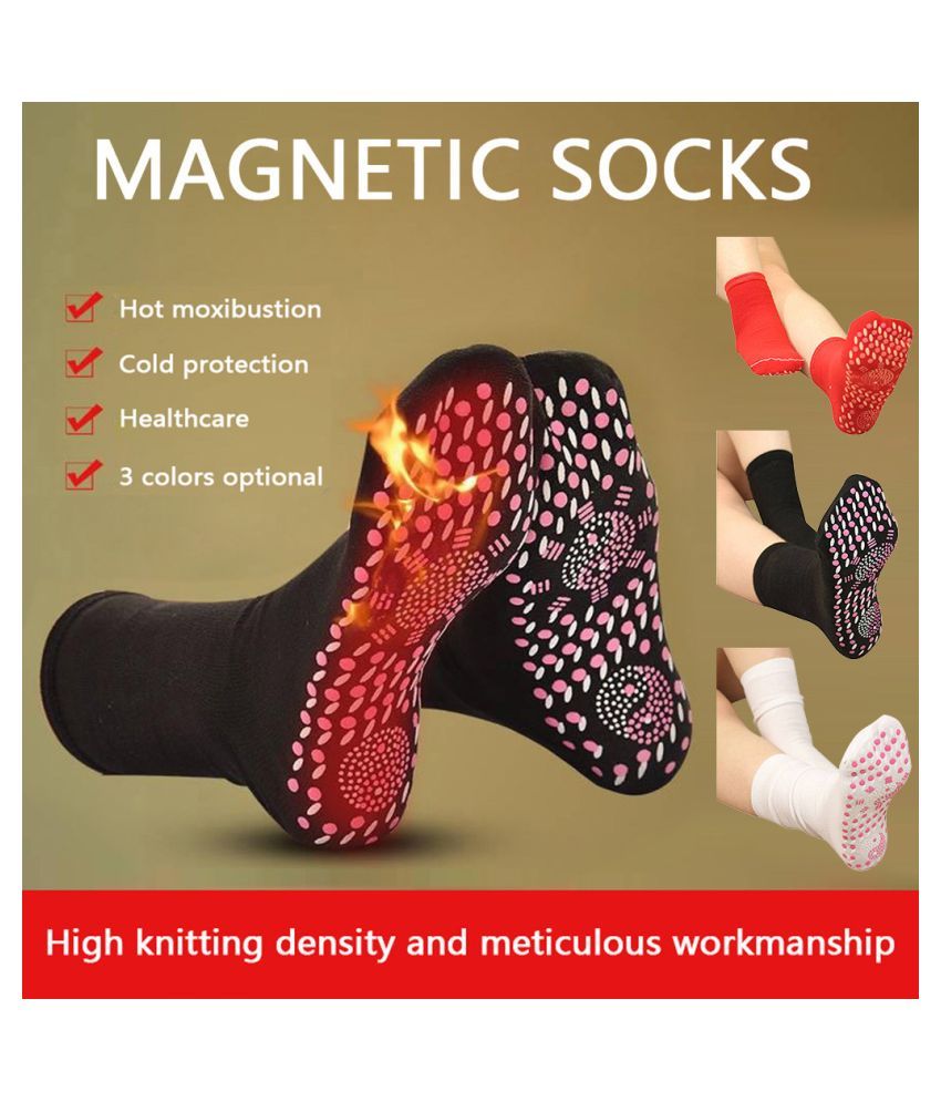 FIR Tourmaline Magnetic Socks Self Heating Therapy Magnetic Socks Health Unisex