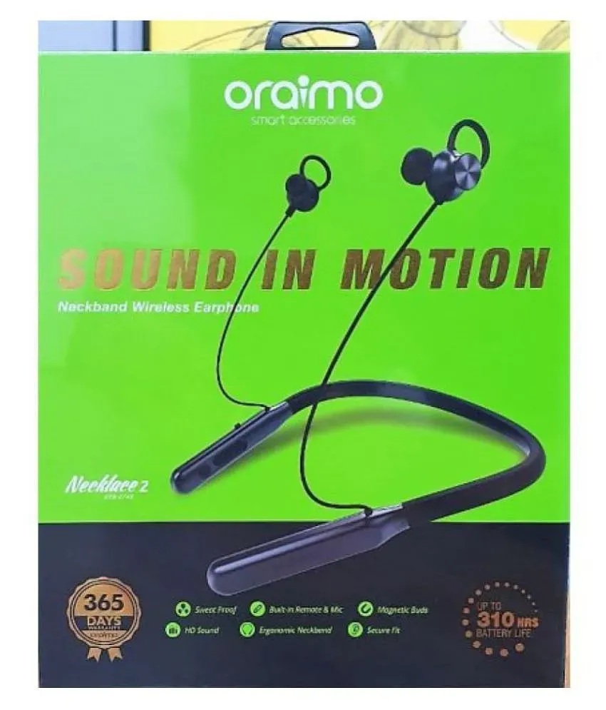 Oraimo best sale neckband 2