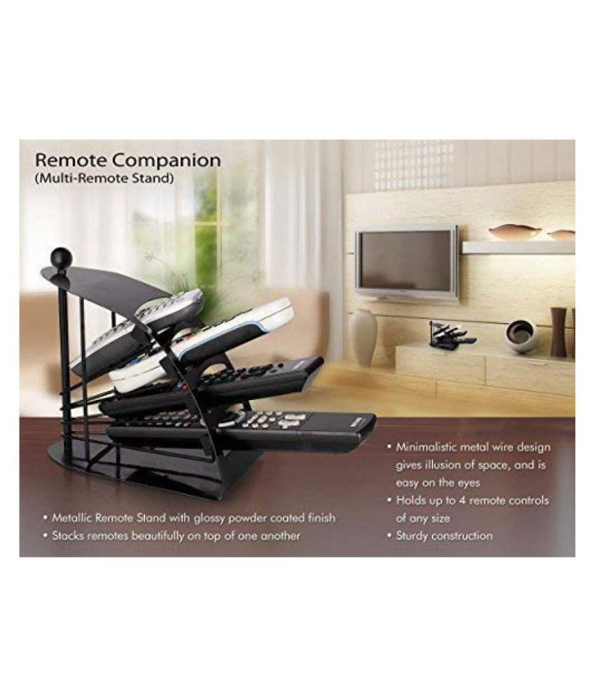 Nyalkaran Modern Remote Control Organizer Stand Shelf Rack Holder Organizer Stand Shelf Rack Holder