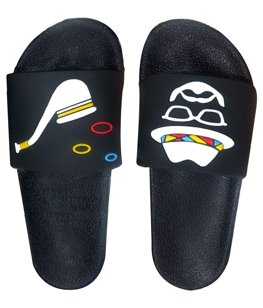 Royal comfort Black Slide Flip flop Price in India Buy Royal comfort