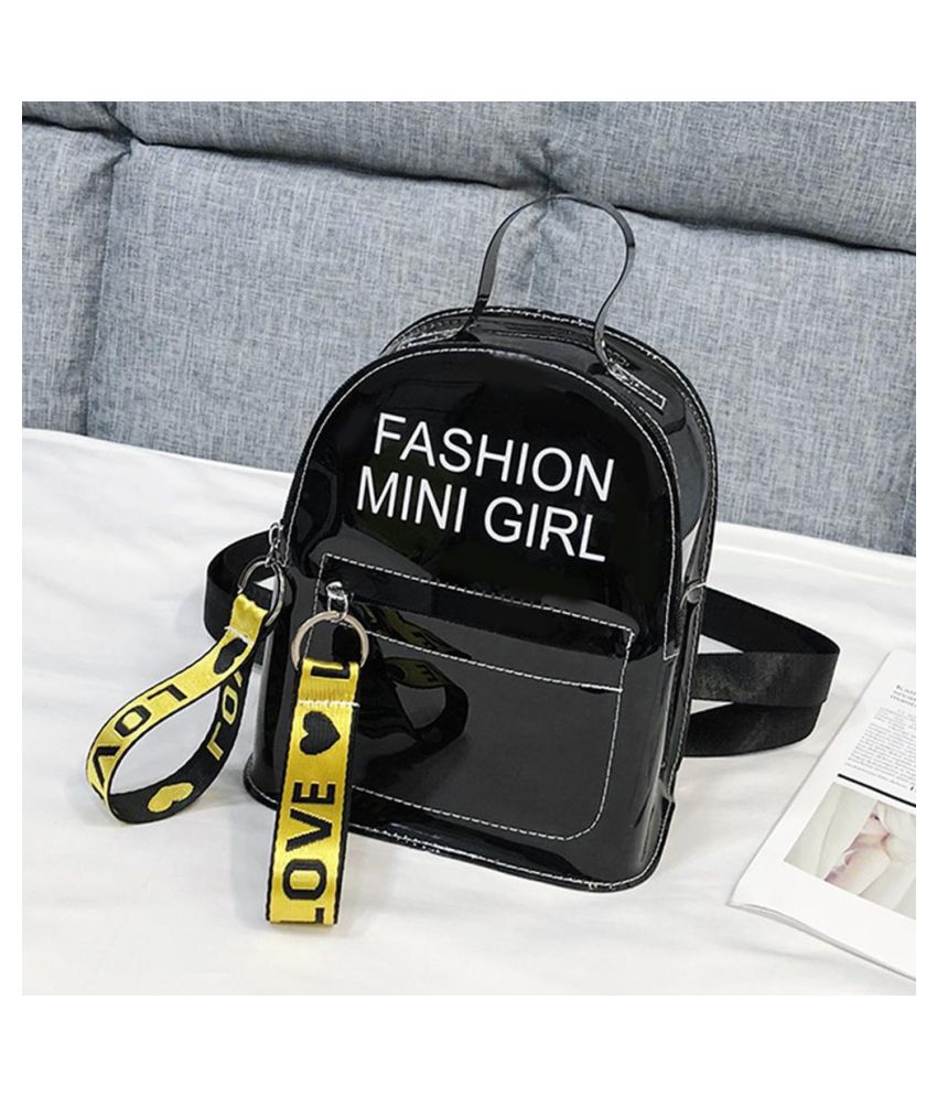 Backpack Mini Bags & Handbags Solid PVC Clear Bags School Girls for Women