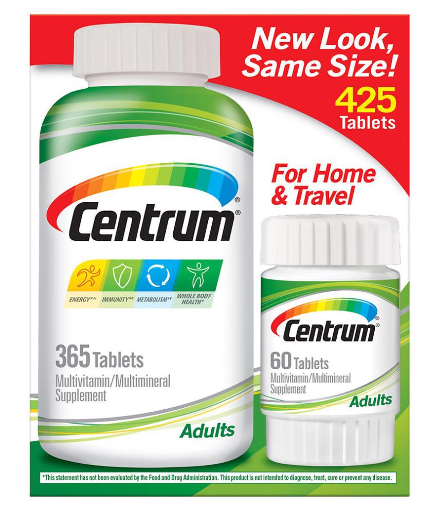Centrum Multivitamin For Adults Expiry Date 31 05 2020 425 No s 