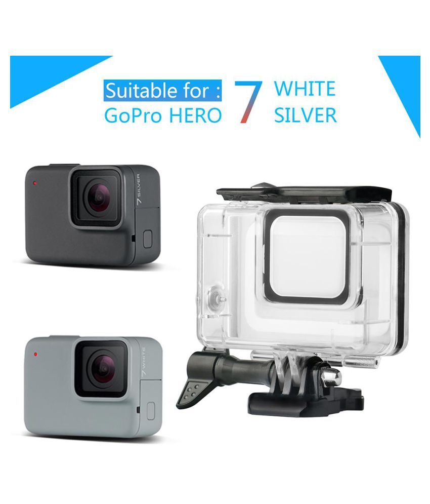 17pcs Waterproof Case Anti Fog Insert Adapter For Gopro Hero 7 White Silver Price In India Buy 17pcs Waterproof Case Anti Fog Insert Adapter For Gopro Hero 7 White Silver Online At Snapdeal