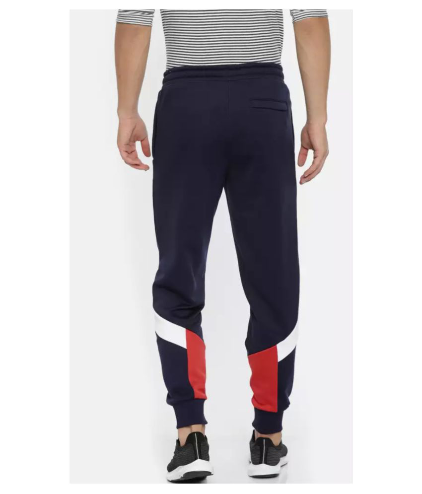 puma core fleece joggers navy