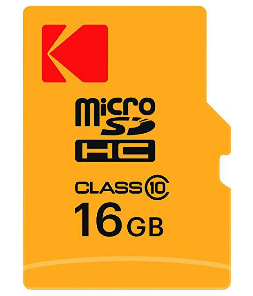 Kodak 16 GB Class 10 Memory Card Memory Cards Online at Low Prices