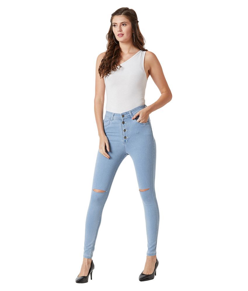 Miss Chase Denim Jeans - Blue - Buy Miss Chase Denim Jeans - Blue ...