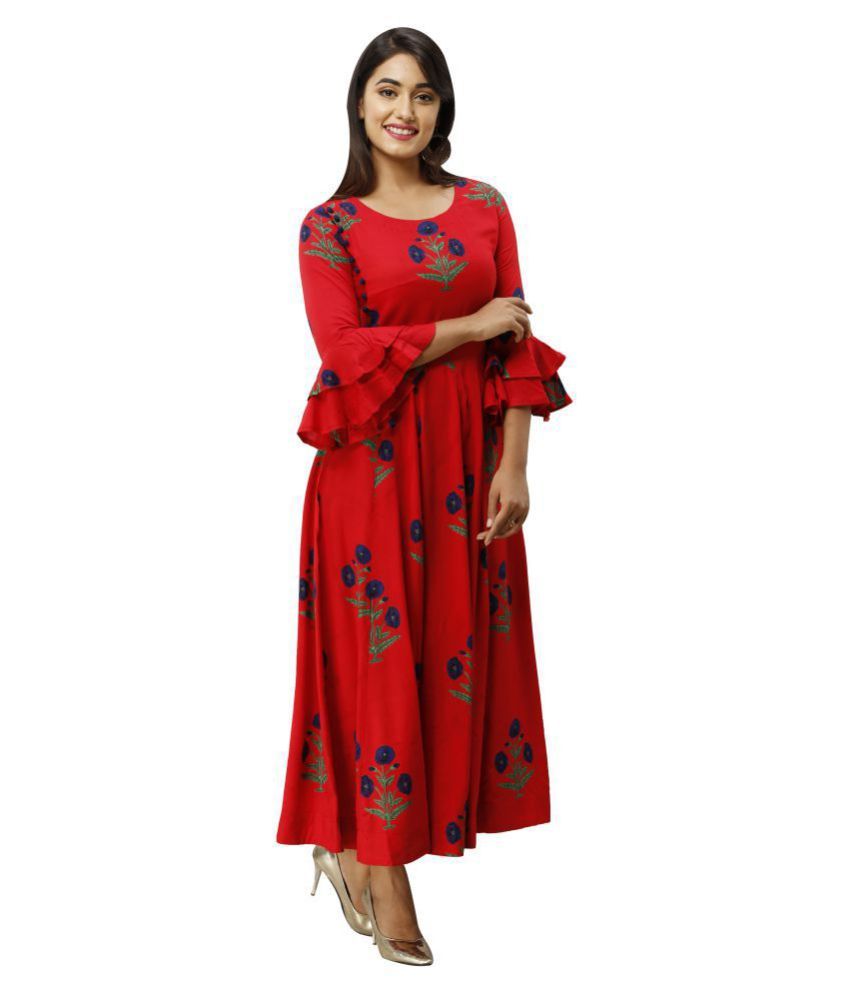 anarkali kurti myntra