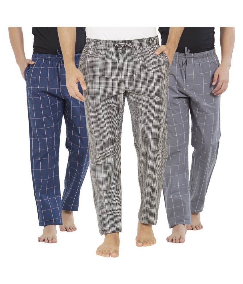     			XYXX Pack of 3 Pyjamas ( Multi )