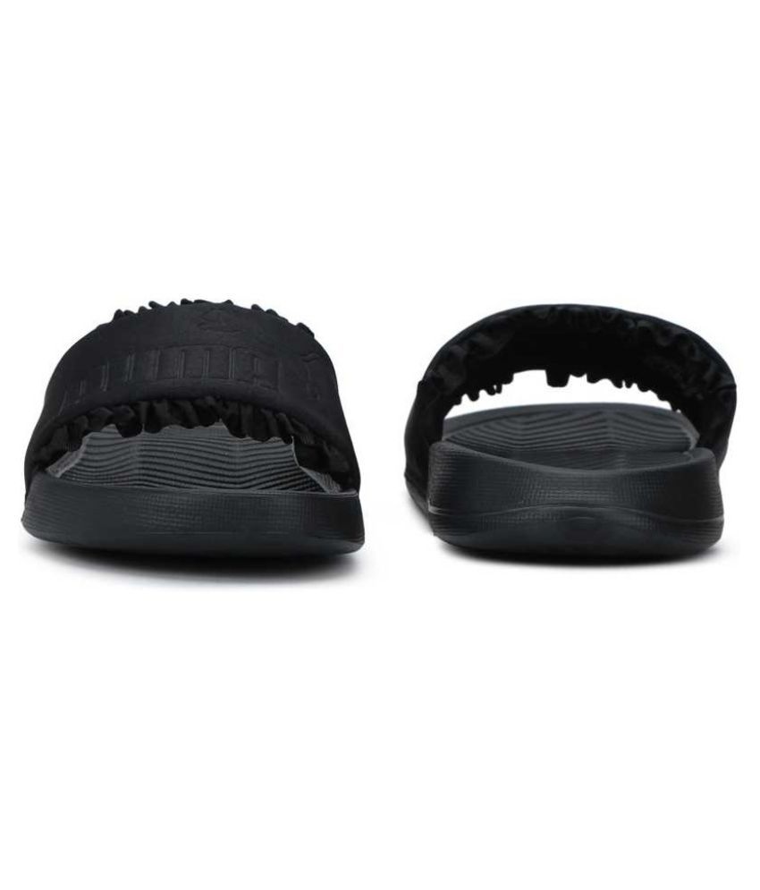 Puma Black Slides Price in India- Buy Puma Black Slides Online at Snapdeal
