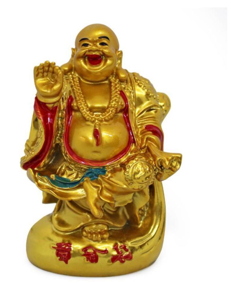     			SHINDHI SOLLECTION  Laughing Buddha Statue Showpiece for Good Luck, Success and Prosperity