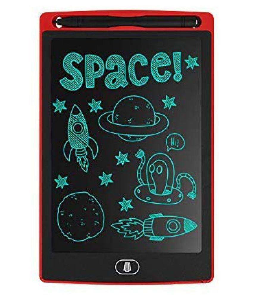     			8.5 Inch LCD Writing Tablet Pad, Handwriting Drawing E Writer Board with Erase Button | Suitable for Kids and Adults - Pack of 1