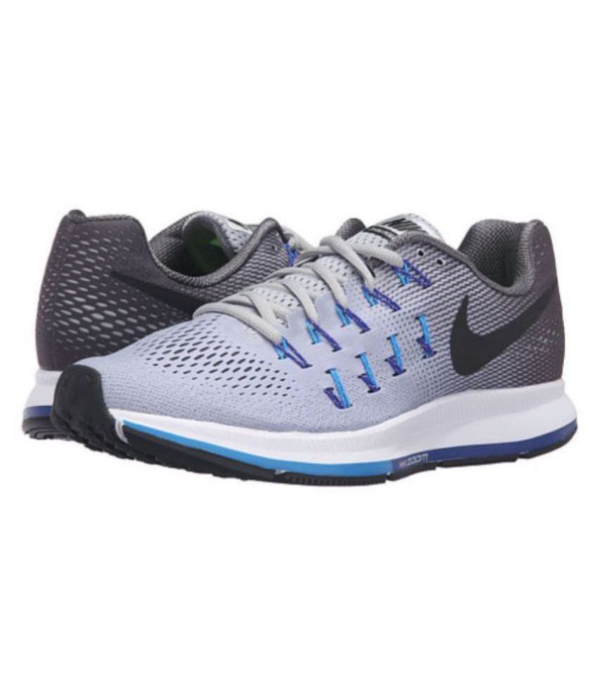 nike zoom pegasus 33 grey grey running shoes