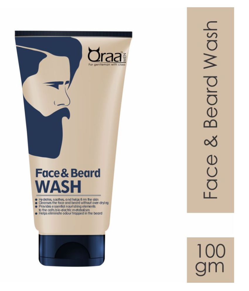 Qraa Face And Beard Wash with Tea Tree Oil Face Wash 100 g
