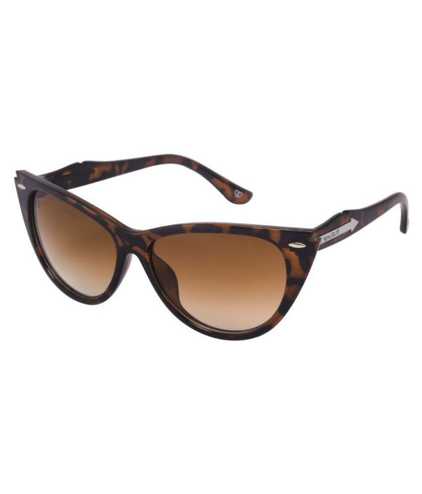     			Walrus - Brown Square Sunglasses ( WS-NINA-III-092626D )