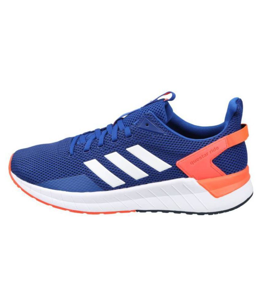 adidas blue running shoes