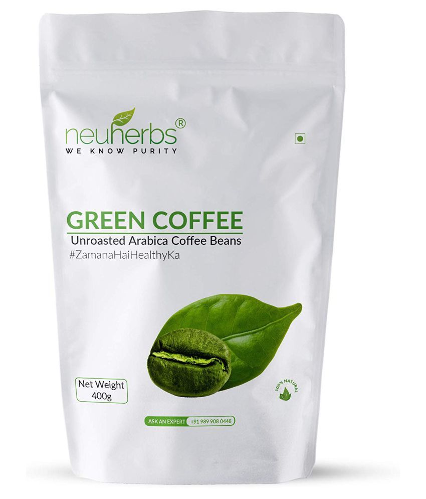 Neuherbs Green Coffee Beans for Weight Loss 400 gm Buy Neuherbs Green