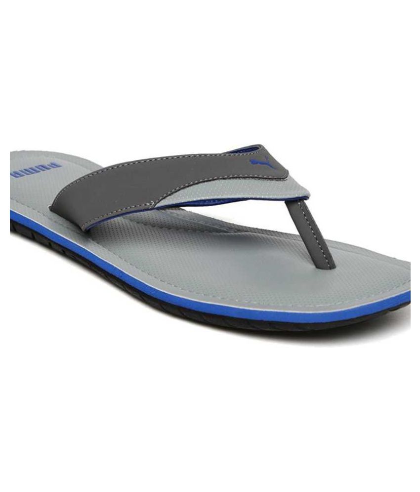Puma Gray Thong Flip Flop Price in India- Buy Puma Gray Thong Flip Flop ...