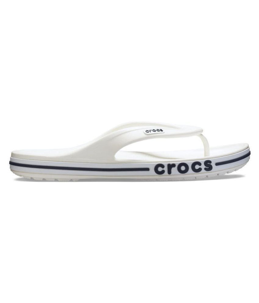 crocs white slippers price