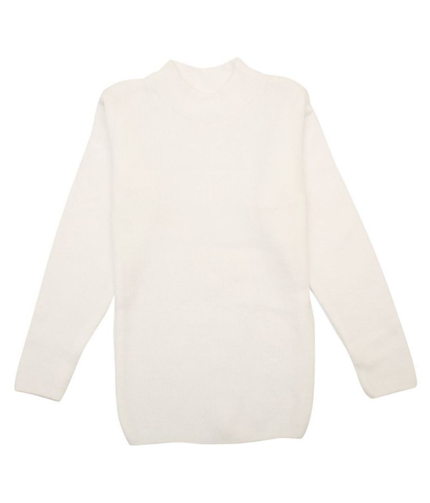     			Neuvin Stylish White Pullovers/Sweaters for Boys