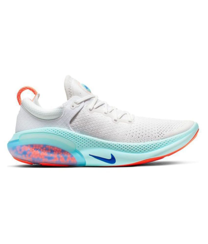 nike joyride run flyknit white running shoes