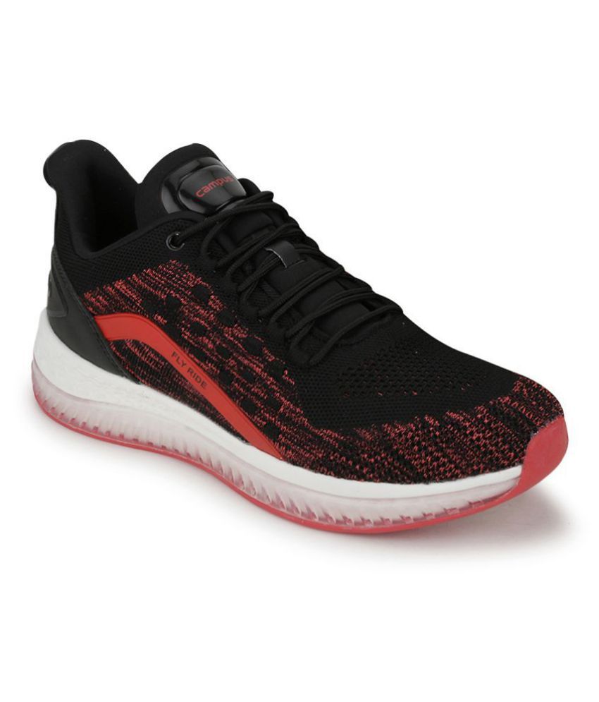     			Campus ANTHEM Black  Men's Sports Running Shoes