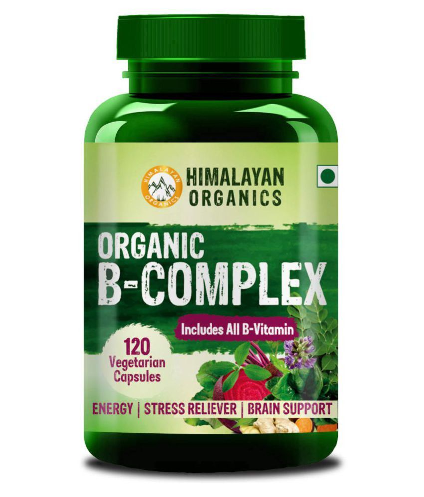 Himalayan Organics Organic B Complex Vitamins 120 no.s Vitamins Capsule ...