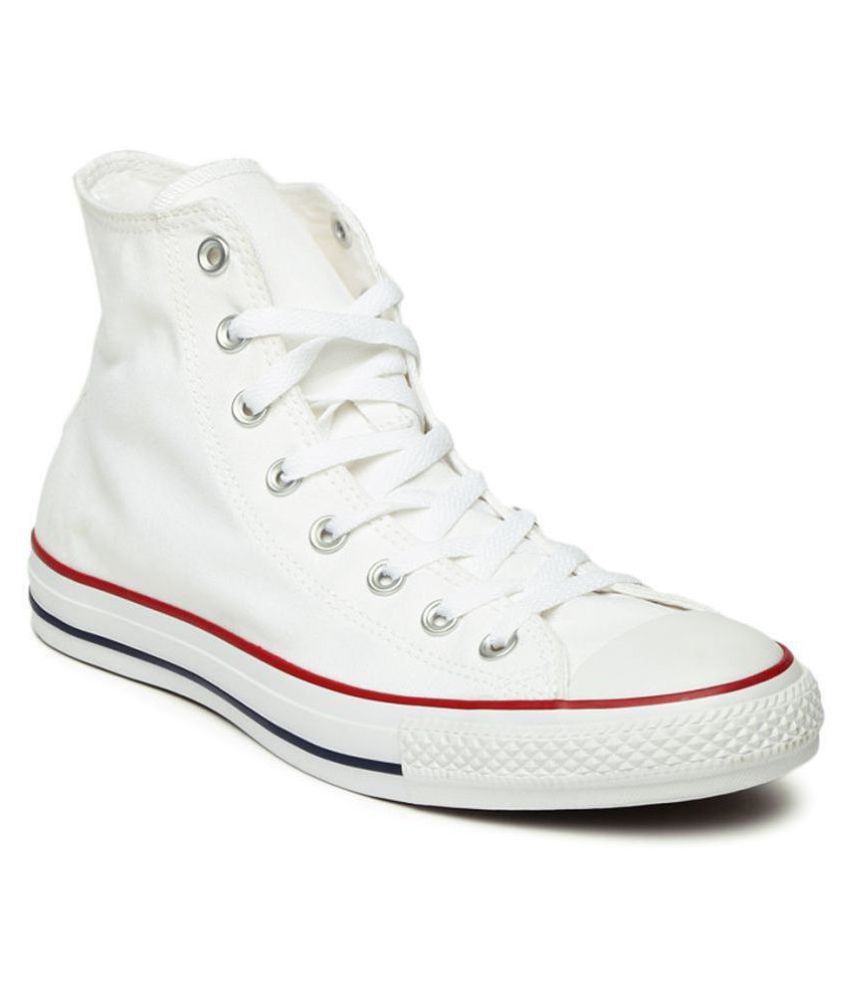 CONVERSE ALL STAR LONG White Running Shoes - Buy CONVERSE ALL STAR LONG ...