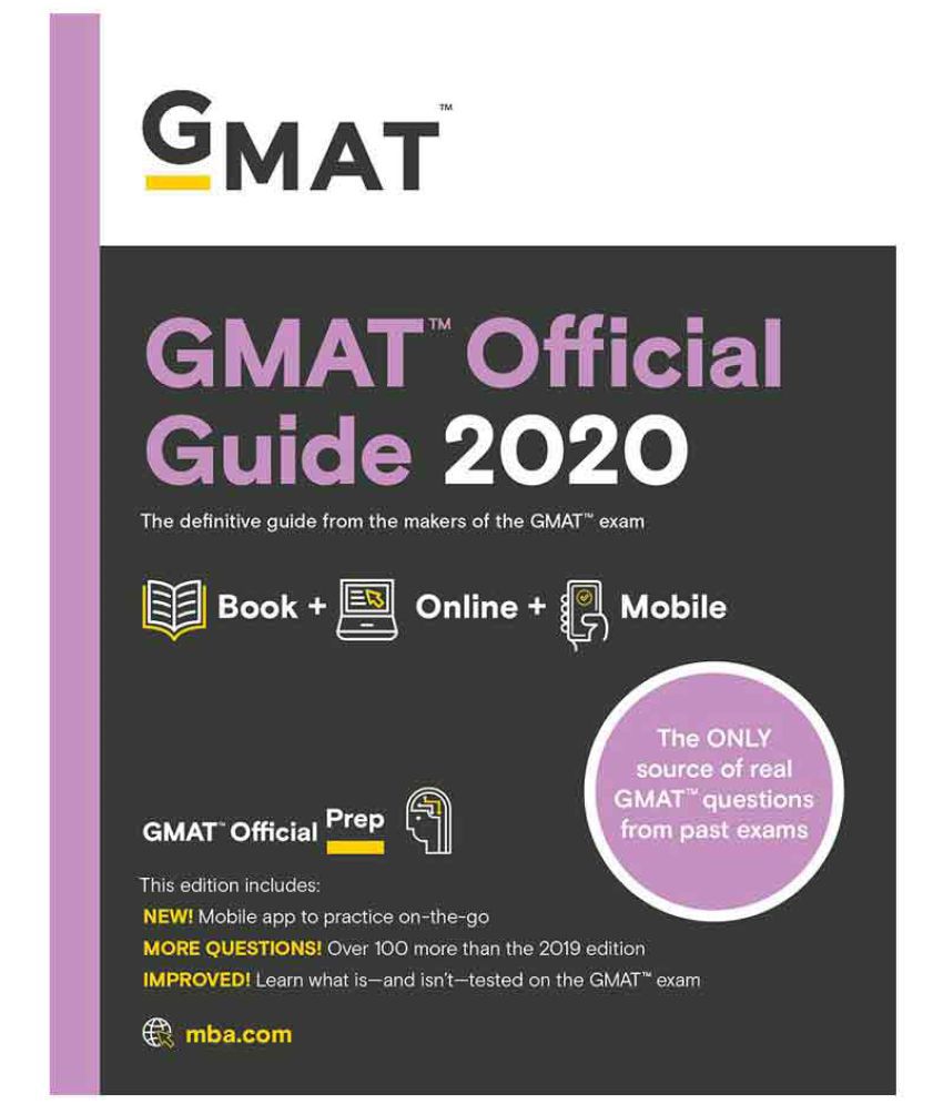Gmat Official Guide 2020 Buy Gmat Official Guide 2020 Online at Low