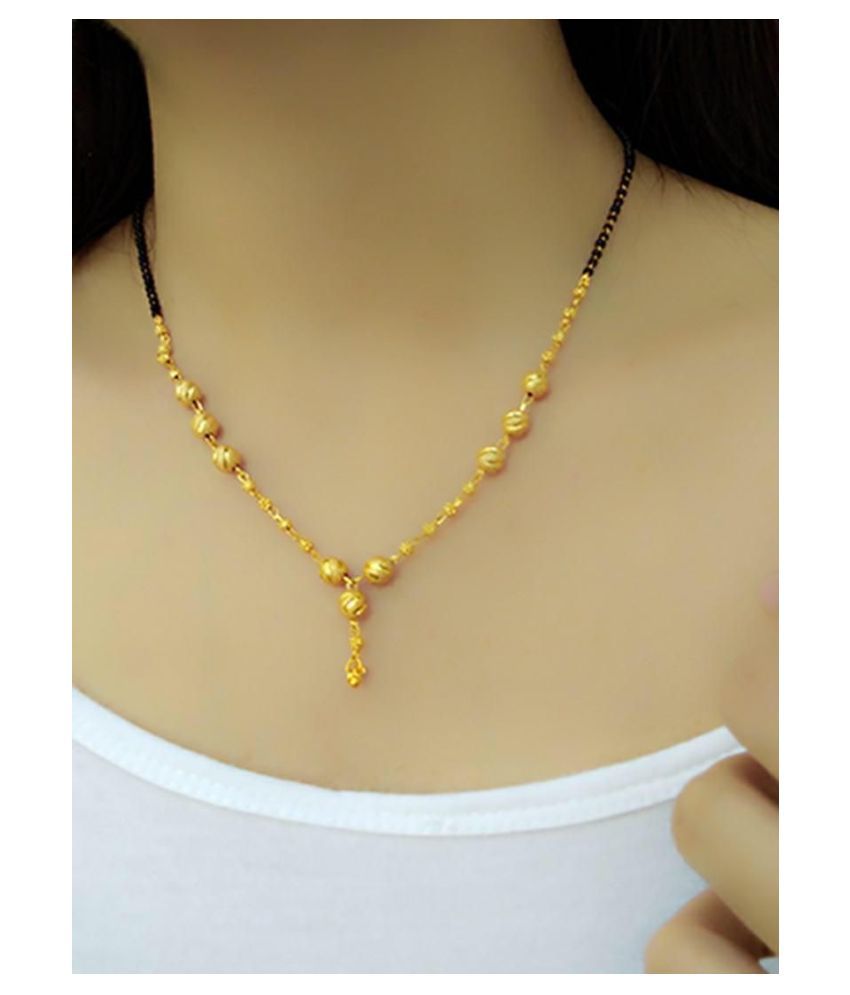 Darshini Designs gold plated daily wear mangalsutra for ...