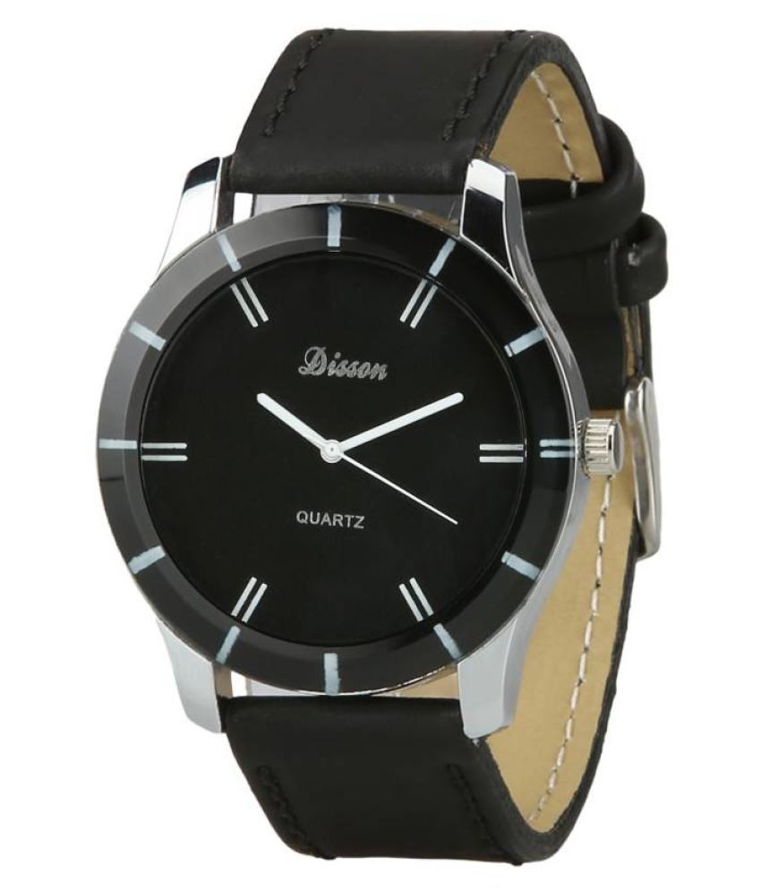 disson DS-1015 NG3120 Leather Analog Men's Watch - Buy disson DS-1015 ...