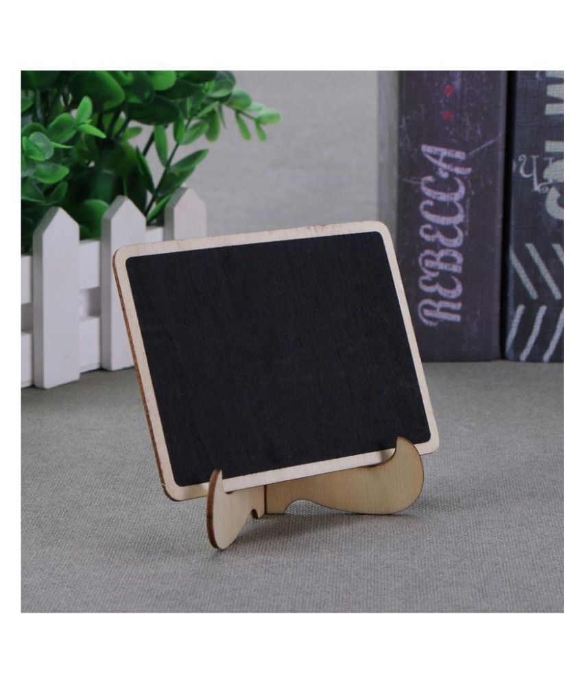 Mini Wooden Chalkboard Stand Message Boards Blackboard for Wedding ...