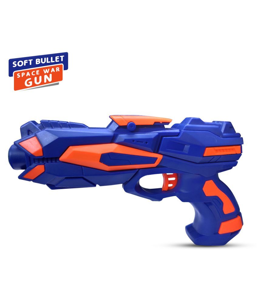 NHR Foam Blaster Gun with Free 8 Bullets, Blue Buy NHR Foam Blaster
