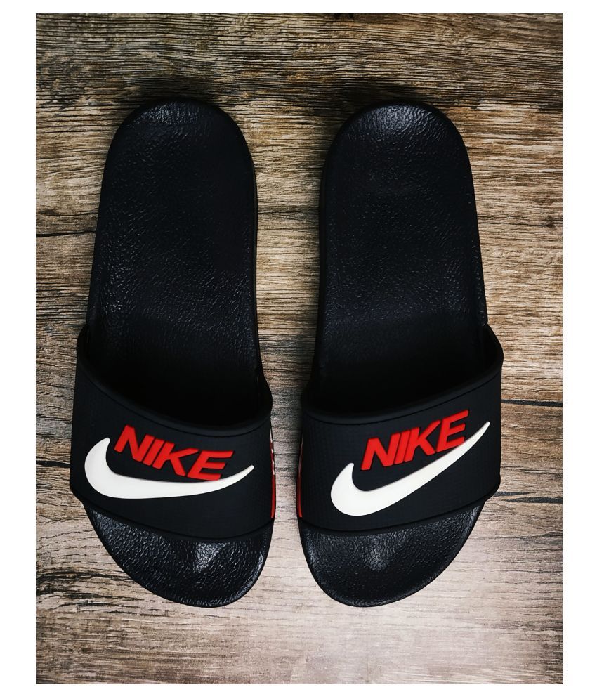 Download Nike Black Slide Flip flop Price in India- Buy Nike Black ...