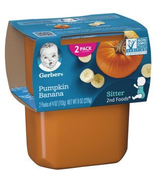 gerber pumpkin baby food