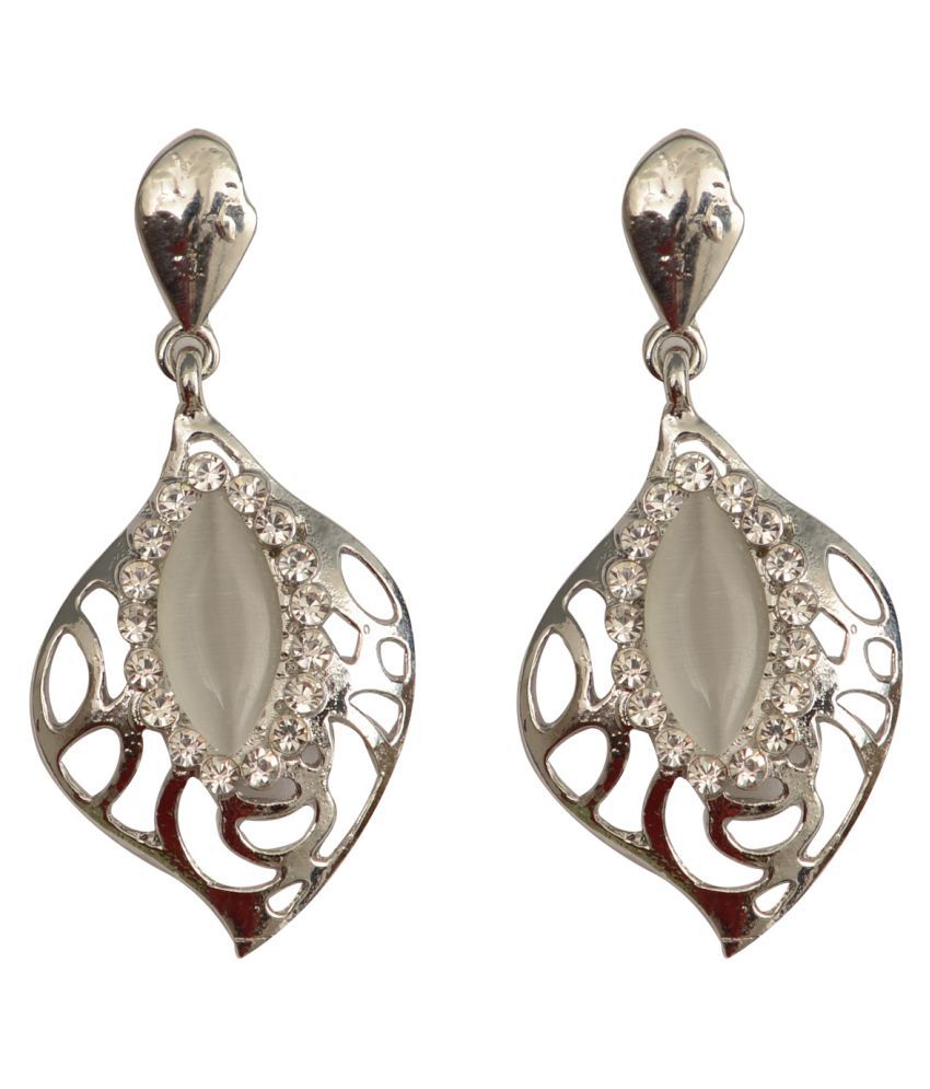 Rabia Taj Pearl Designer Drop Dangle Earrings