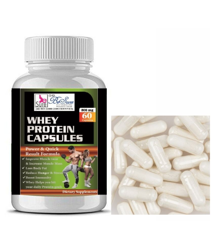Protein capsules for muscle gain