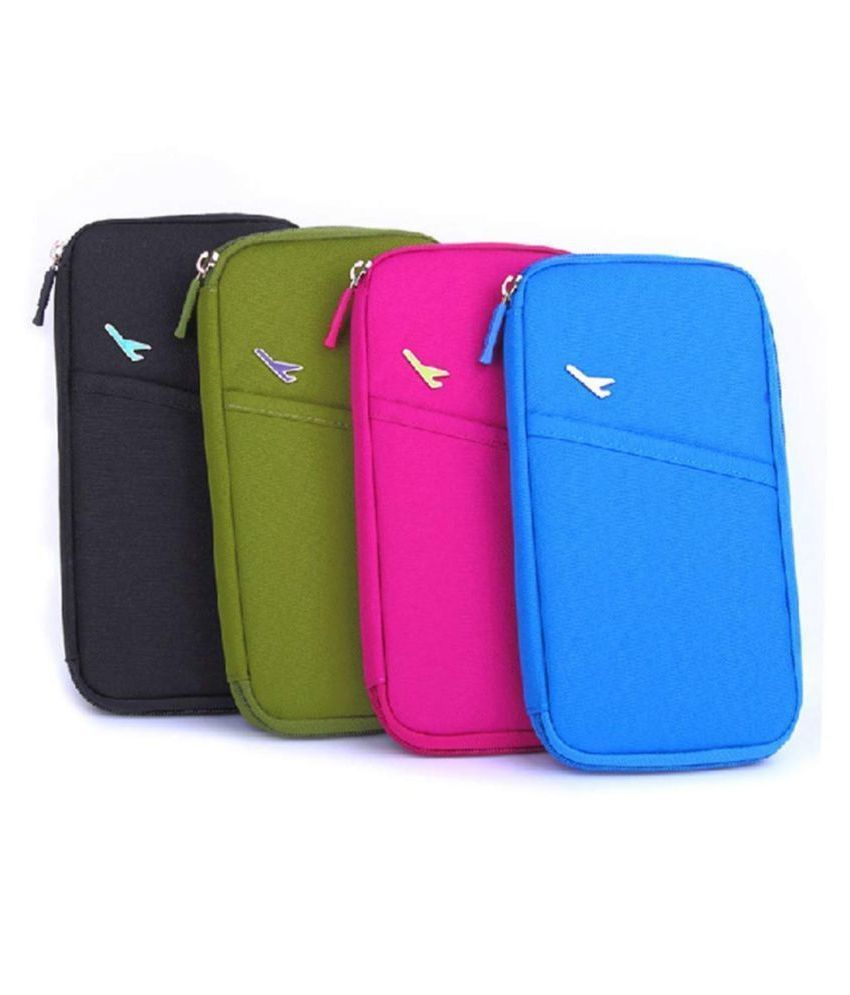 nylon passport wallet