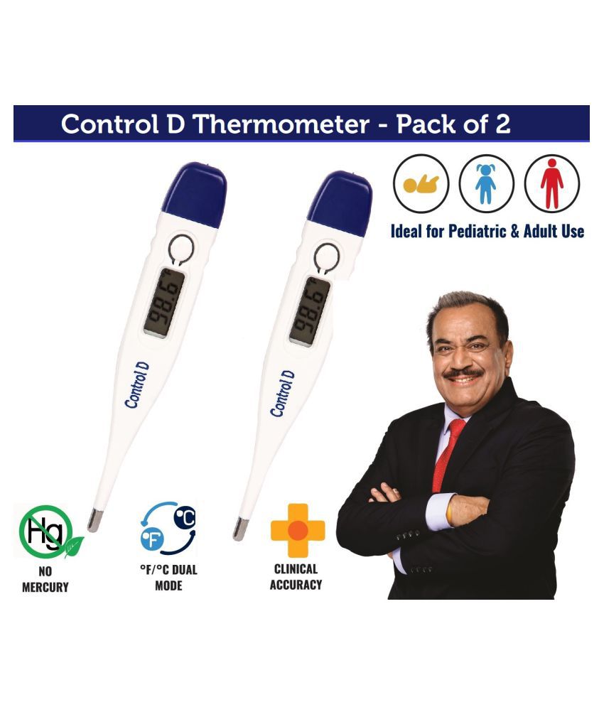    			Control D Pack of 2 Digital Thermometer Hard