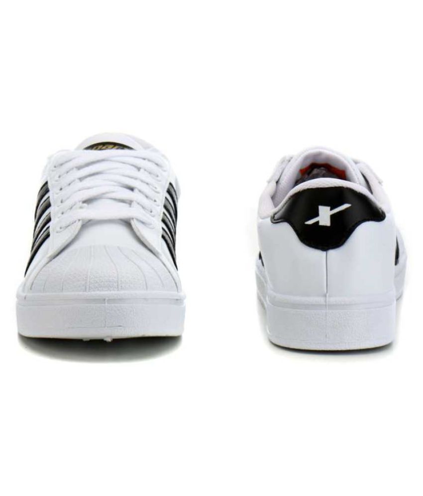 sparx white casual shoes