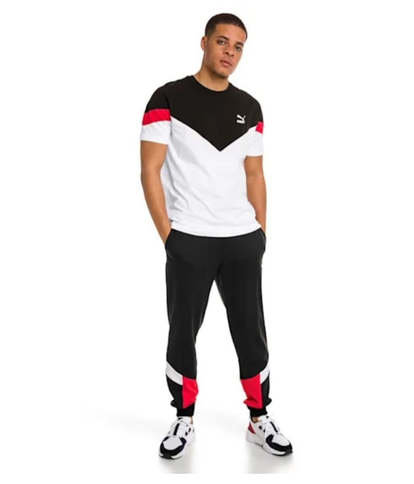 puma polyester track pants