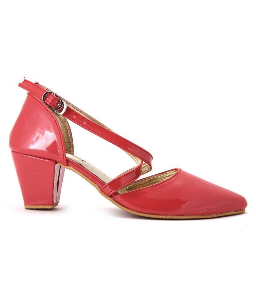 Shuberry Pink Block Heels Price in India- Buy Shuberry Pink Block Heels Online at Snapdeal